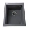 Гранітна мийка Globus Lux LAMA 410х500-А0003, сірий металік- Фото 1